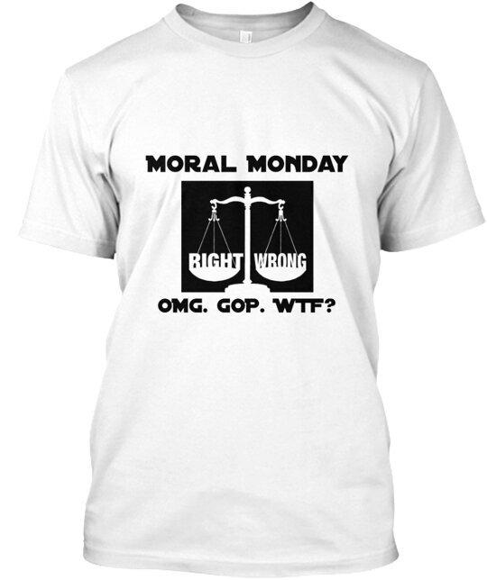 

Moral Monday Tee T-Shirt Made in the USA Size S to 5XL M