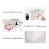 Boat Storage Box Multifunctional Cup Holder Design Rain Proof Sealing Yacht Dock Box with  Button Lock Yacht Dock Box