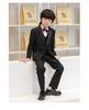 Boys' Black Leather Stage Performance Shoes - Gentleman Style for Spring & Autumn 2026