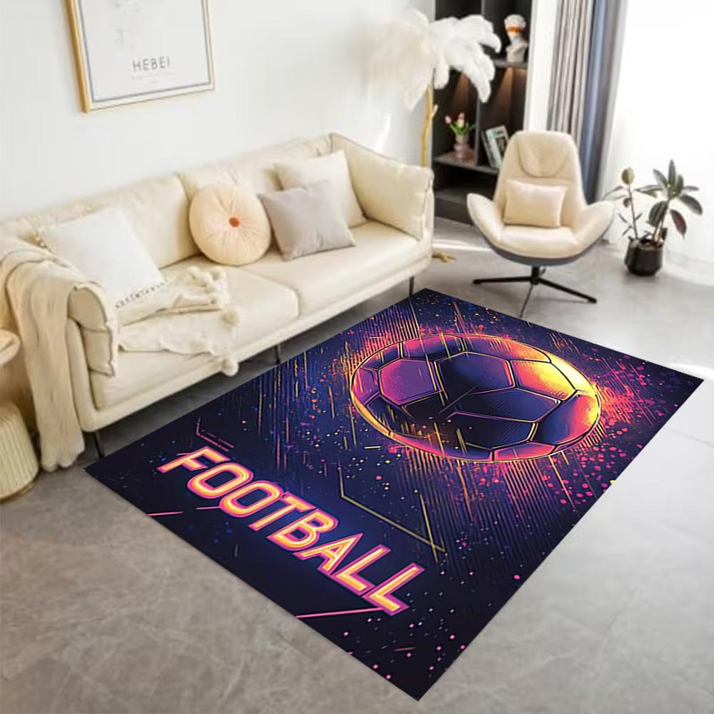 1pc soccer ball rug home carpet design for office decor gift living room bedroom