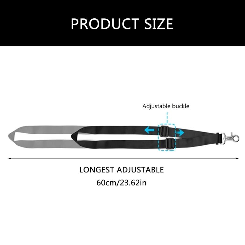 Soft & Comfortable Neck Strap Lanyard 60cm Length Adjustable Remote Control Rope for FPV Controller Repairment