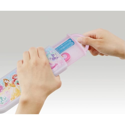 Skater Antibacterial Chopsticks Spoon Set Disney Princess 22 Made in Japan CCA1AG-A