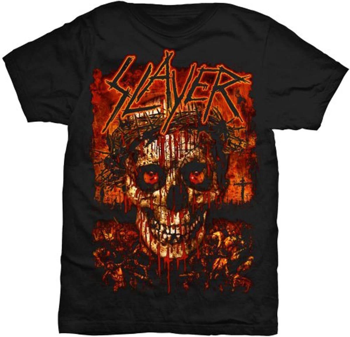 Slayer Crowned Skull T-Shirt S-2XL NEW XL