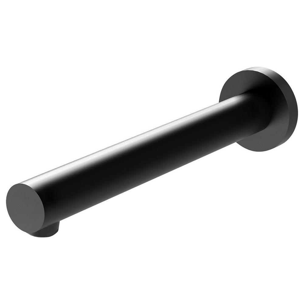 10 Yr Warranty High Quality Wall Bath Outlet 200mm Matt Black Tap Bathroom Tapware Tub Silver Shower Mixer Faucet Filler Spout