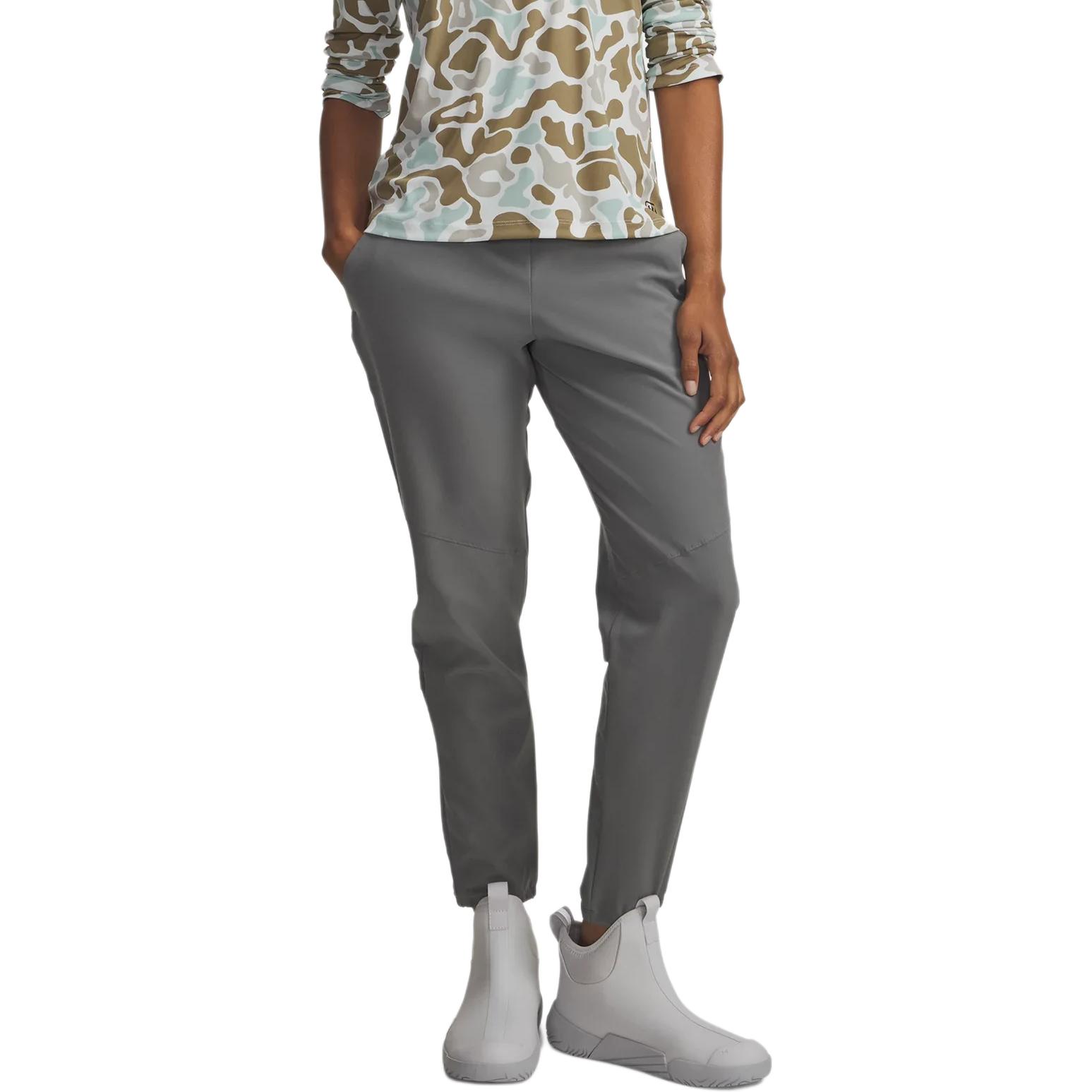 

Under Armour Однотонные эластичные тканые повседневные брюки женские низ 1383557-709 S