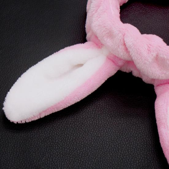 Lovely Women Girls Rabbit Ears Hair Band Shower Facial Cleaning Makeup Headband