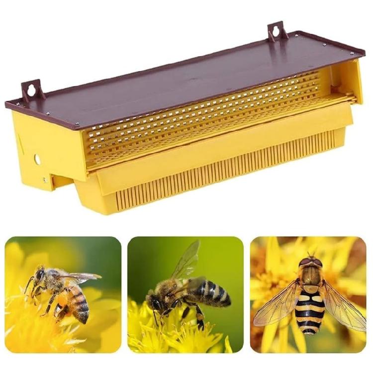 Heavy Duty Beekeeping Pollen Collector Plastic Construction Ventilated Removable Tray Easy Clean Accessory