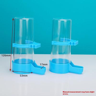 Parrot Cages Water Dispenser Bottles Drinking Bowls Pet Bird Supplies Bird Feeders Waterer Drinker With Clip For Bird Feeders