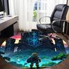 1pc The Legend of Office Round Area Rug, Bedroom Living Room Home Decor, Room Deco,  Offic a1016201