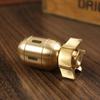 1PCS Missile Figurines Detachable Rotating Missile Statue Brass Figurine Funny Torpedo Decorated Statue Office Home Bookshelf Display Case Decoration
