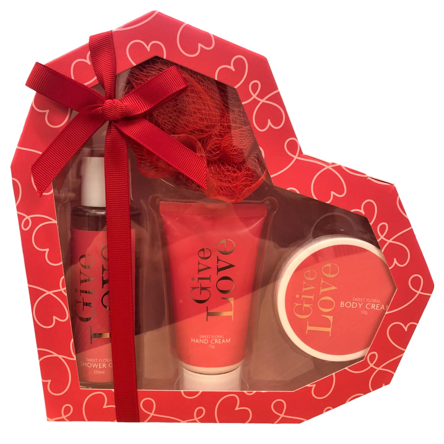 

Japan Grand Champagne Give Love HEART BATH GIFT Sweet Floral