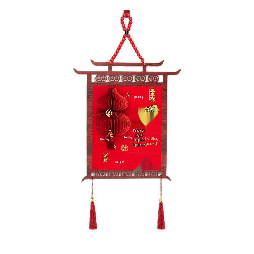 2026 Year of the Horse 'Fu' Pendant: Spring Festival Blessing Ornament for New Year Living Room Decoration