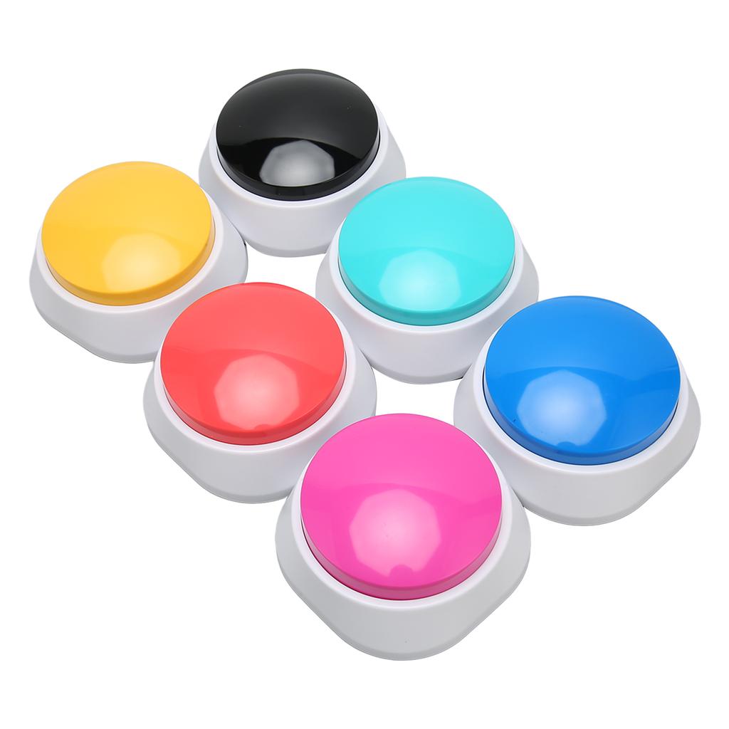 6pcs Dog Record Button Professional 30 Second Record Custom Communication Pet Training Buzzer for