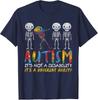 Autism Awerness - Skeleton Dabbing Autistic Kids Awareness T-Shirt