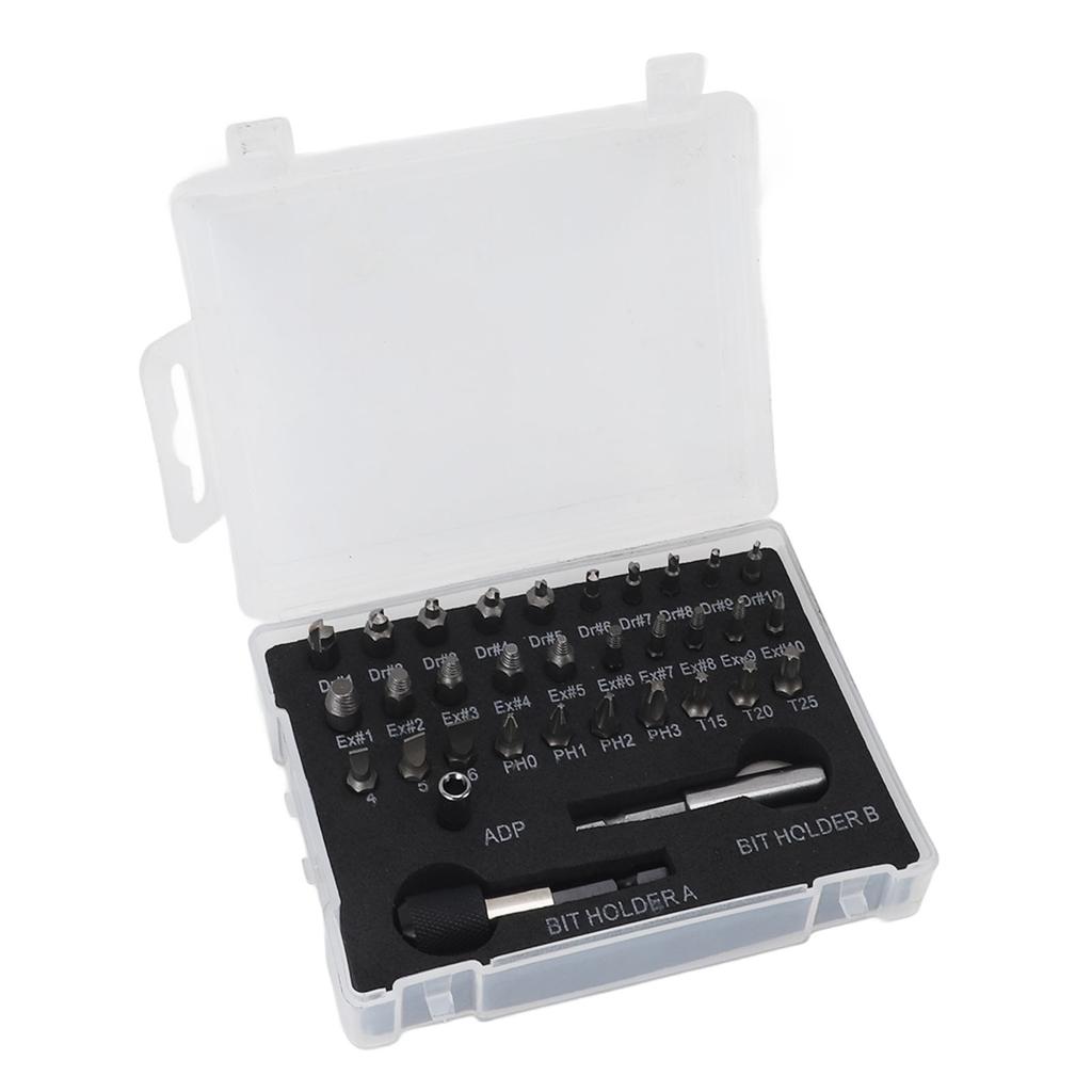 33 Pcs Screw Extractor Set Damaged Stripped Rusty Bolts and Nuts Remover with Carrying Case