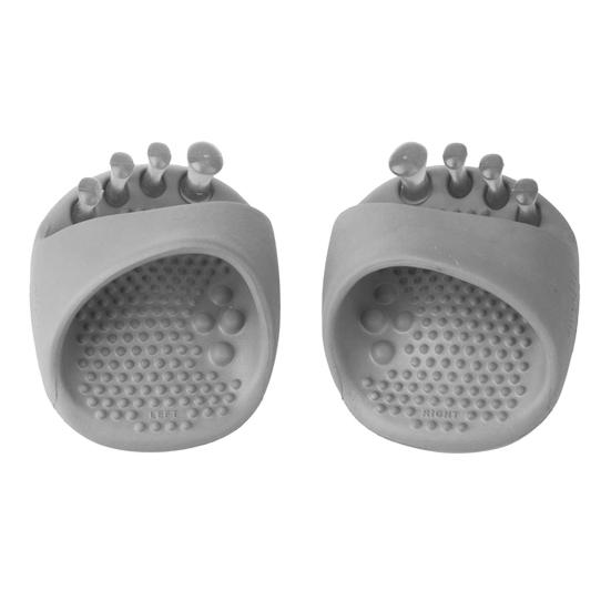 1 Pair Slimming Slippers Overlapping Toe Separator Summer Soft EVA Indoor Home House Massage Slippers Men Women Leg Slimming Half Slippers