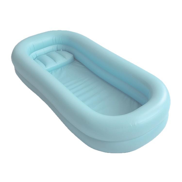 PVC Inflatable Reclining Bathtub for Patient Care