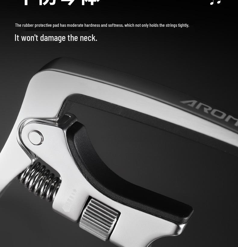 Anoma AC30 Adjustable Electric & Acoustic Guitar Capo with Specific Clamping Force