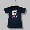 Vintage 1981 Fredagen den 13:e Del 2 Filmreklam T-shirt Sällsynt ÅTERTRYCK Unisex T-shirt