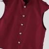 INCERUN Men Summer Sleeveless Buttons Casual Fitted Short Tank Tops Waistcoat
