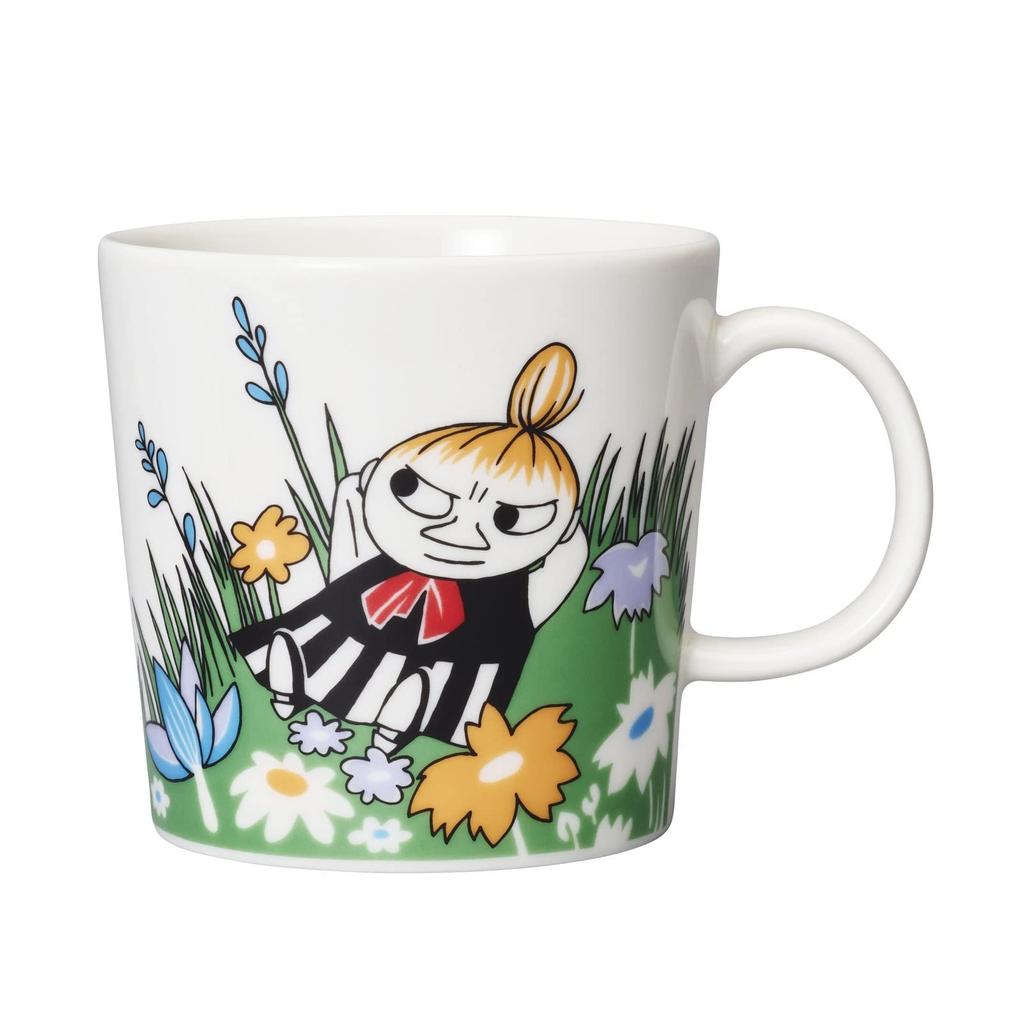 Arabia Moomin Little My Meadow Mug 300ml Official Gift Wrapping Tableware Perfect for Christmas Weddings Birthdays Housewarmings aW1062211 Imported