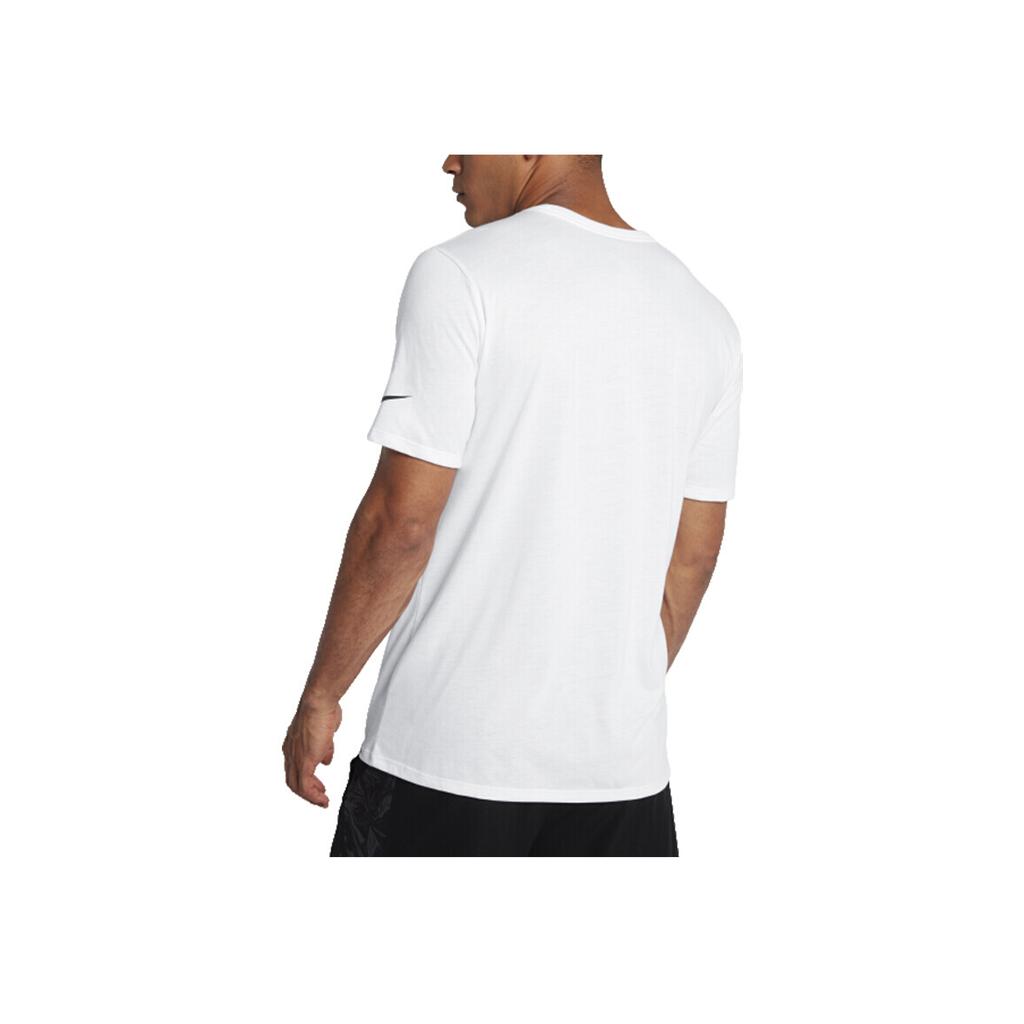 Nike KD Durant Basketball Training Feuchtigkeitstransportierendes Kurzarm-T-Shirt Herren Tops Weiß 857900-100