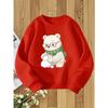 European Size Unisex Round Neck Sweatshirt with Fashionable Print, a Versatile Top