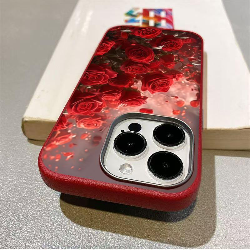 Stylový Retro Design Růžový Vzor Pouzdro na Telefon Pro iPhone 17 16 Pro 16E 15 14 13 12 11 Pro Max 17 Air X XR XS 7 8 Plus Měkký Kryt