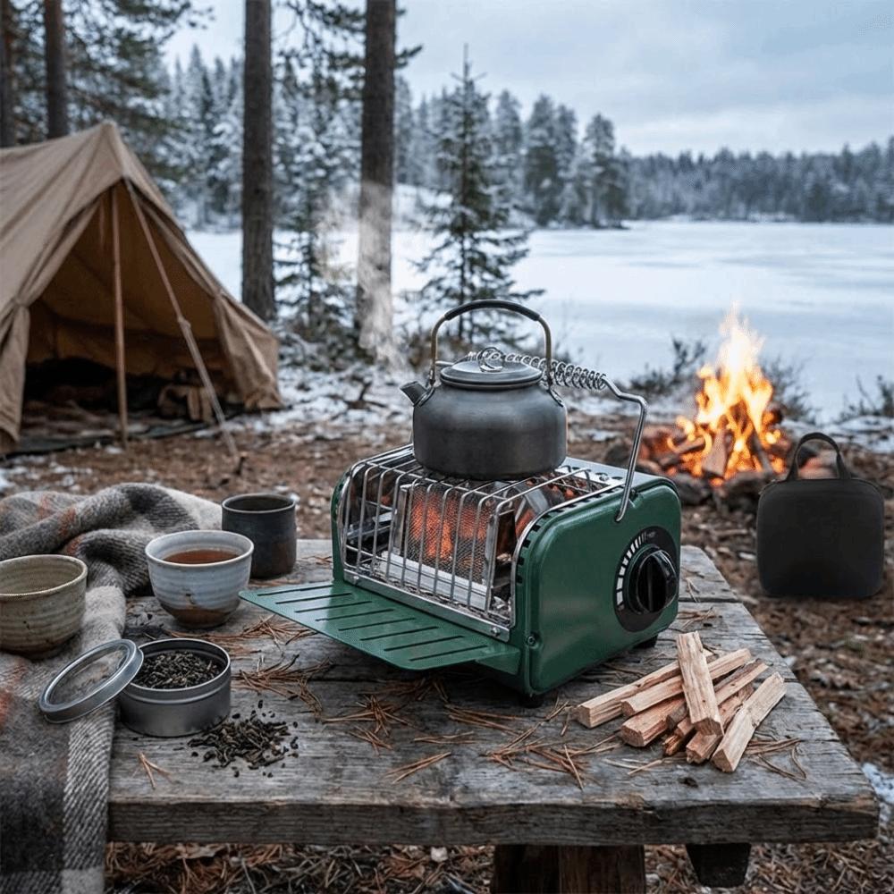 Mini Size Mini Heating Stove Outdoor Portable Portable Heater Cassette Stove  Fishing