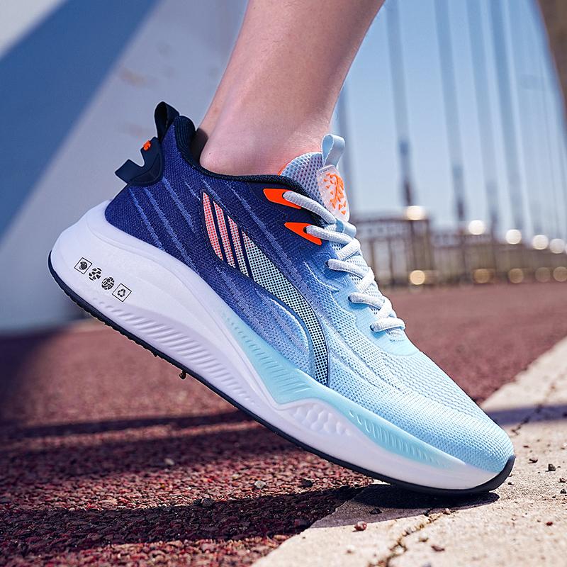 Men's Sports Shoes Full Length Carbon Board Running Shoes Men's and Women's Marathon Racing Shock Absorption Track and Field