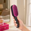 Escova de Cabelo com Almofada de Ar Autolimpante, Escova Massageadora de Couro Cabeludo com Cerdas Retráteis, Pente Desembaraçador Anti Estático com Limpeza por Pressão para Homens Mulheres