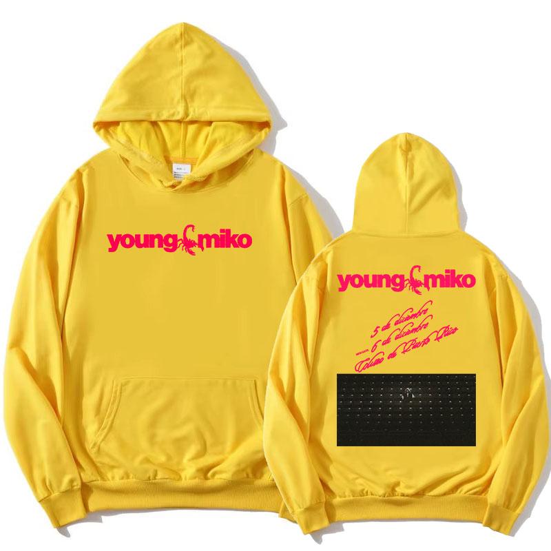 Young Miko Tour 2026 Hoodies DO NOT DISTURB Album Graphic Sweatshirts Fleece Winter Fleece Hooded Pullovers Streetwear Women