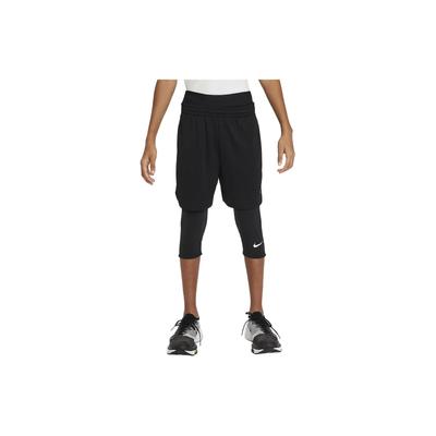 Leggings Niños Pro Dri-FIT Lisos de Tiro Medio Rectos Leggings Negros FJ6819-010