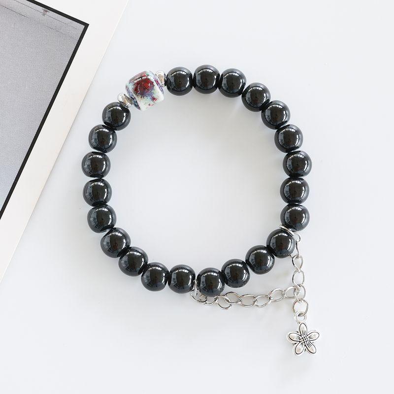 

Цзиндэчжэньский фарфоровый бисер Браслет из бисера Студенческий парный браслет Керамический браслет Этнический стиль Ручные украшения Легкая роскошь Высокий смысл Ремешок Женский Sunflower