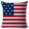 50 Style National Flag Cushion Cover for Sofa Home Children Room Decor Geometric Print Pillowcase Polyester Pillow Case 45x45cm