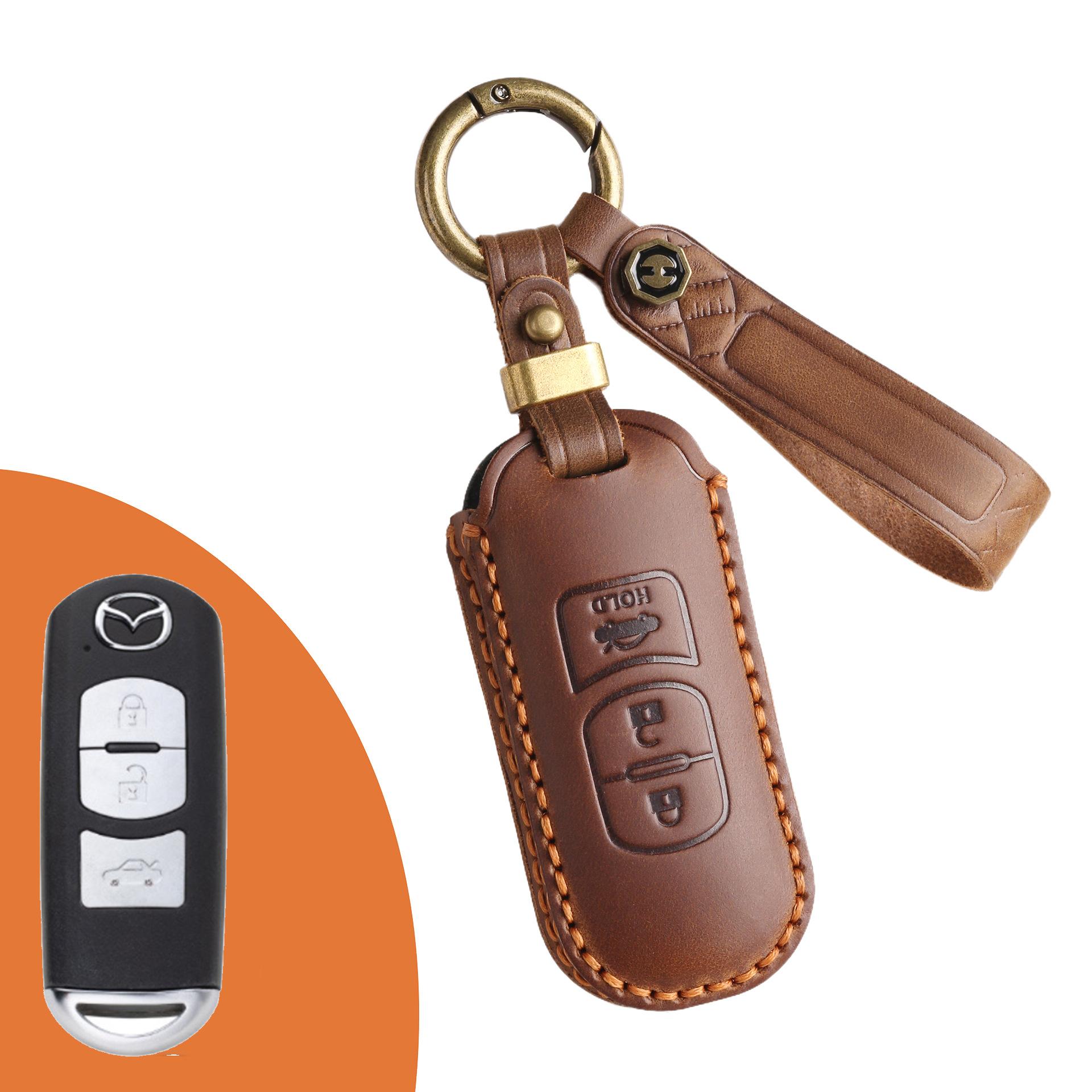 

Подходит для Mazda CX-5 Artez CX-30 Onxella CX-9 кожаный чехол-сумка для автомобильного ключа