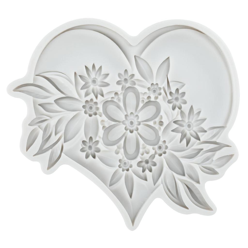 Heart Silicone Mold Heart Fondant Molds Cake Decorating Tools Theme Cake Dessert Decorated Chocolate Candy Mold