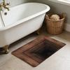 3D Optical Illusion Floor Mat Bottom Soft Memory Non-Slip Rug with Anti-Slip Foam Cushion Visual Distortion