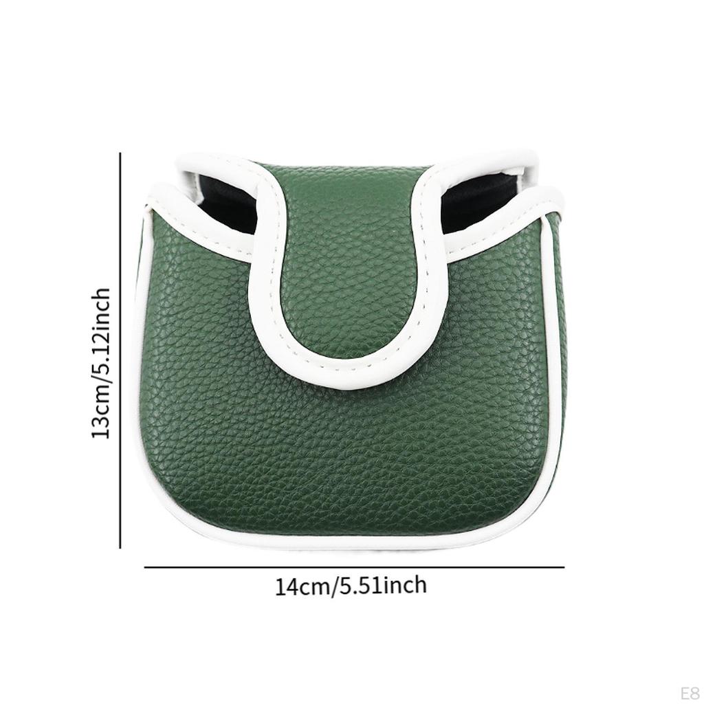 Golf Club Head Cover, PU Leather Headcover, Gift Choice for Adults