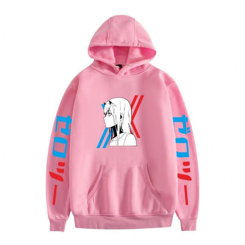 Anime Darling In Franxx Zero Two Kapuzenpullover Unisex Oversized Lässiger Pullover