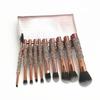 10 Stück Make-up Pinsel Set Komplettes Set Make-up Werkzeuge Wickelbohrer Weiche Borsten Pinsel mit Tasche Anfänger Tragbar