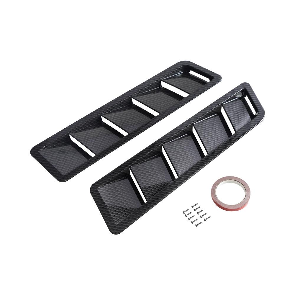 Car Tuning Accessories Hood Air Intake Panel ABS Heat Vent Car Tuning Supplies