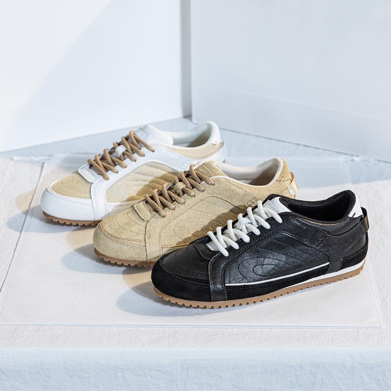 Modne damskie sneakersy AIYUQI 2025 Nowe płaskie buty treningowe dla kobiet Moralne Buty na co dzień Antypoślizgowe Duże rozmiary Sneakersy Buty dla kobiet