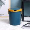 Nordic Contrasting Color Lid Trash Can - Sturdy Durable And Convenient For Household Items Cleaning Supplies Trash Cans