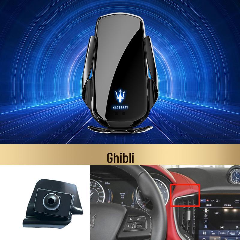 

Беспроводной автомобильный держатель для телефона Ghibli с быстрой зарядкой, смарт-сенсором и креплением на воздуховод