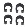 200pcs Mountain Bike Cable C Clamps Housing Hose Guide Clamps for Bicycle Hydraulic Hose Brake Shift Cables