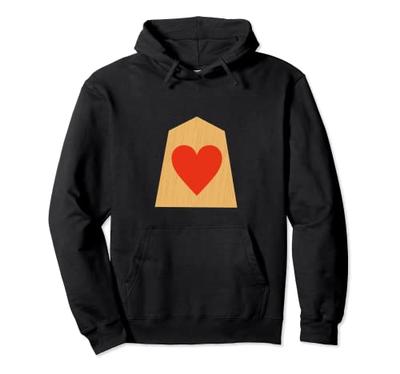 Heart Shogi Piece T-Shirt, Funny T-Shirt, Funny Goods, Clothes, Funny Stuff, Hoodie