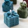 2pcs Bow Gift Box Fondant Silicone Mold Decor Festive Gift Box Scented Candle Mold DIY Festive Candle Molds for Candle Making