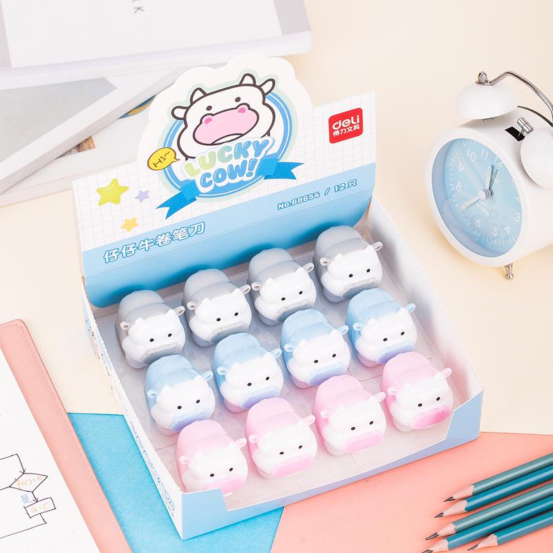 Deli Calf Cartoon Single Hole Pencil Sharpener
