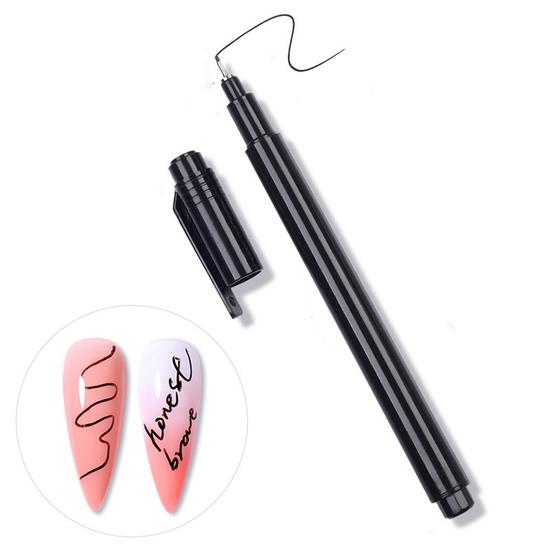 Water-Resistant Painting Liner Pen Good Carry Easily Create Unique Patterns Nail Art Drawing Brush